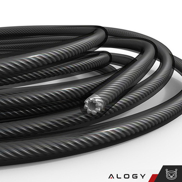 Adjustable boxing rope Crossfit Fitness Alogy Sport with replaceable links 300cm bearings comfortable Black