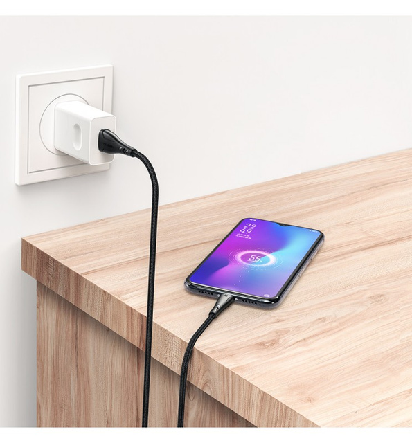 USB to Micro USB cable, Mcdodo CA-7451, 1.2m (black)