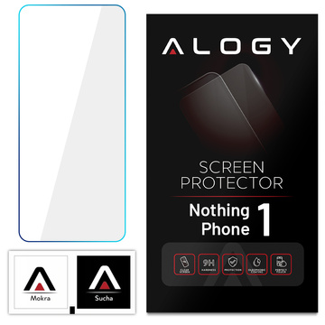 Displayschutz aus gehärtetem Glas 9H Alogy for Nothing Phone 1