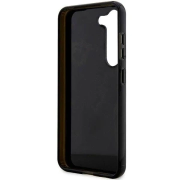 Etui Guess GUHCS23SHTMRSK для Samsung Galaxy S23 S911 чорний/чорний твердий чохол Golden Marble Collection