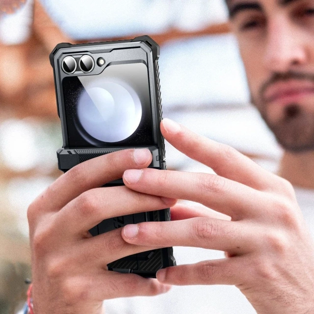 Etui Supcase IBLSN ArmorBox pro Samsung Galaxy Z Flip 6 Black