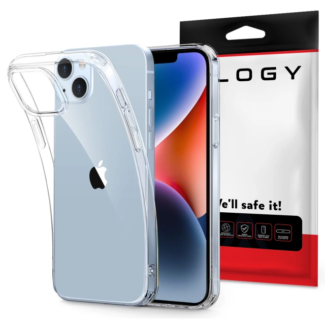 Obrnené puzdro Alogy Hybrid Case s krytom fotoaparátu pre Apple iPhone 13 Transparent