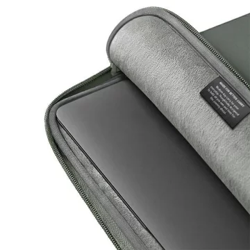 Torba na laptopa UNIQ Cyprus Sleeve 14" zielony/pewter green Water-resistant Neoprene