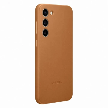 Чохол Samsung Leather Cover для Samsung Galaxy S23 Plus Genuine Camel Leather Case (EF-VS916LAEGWW)