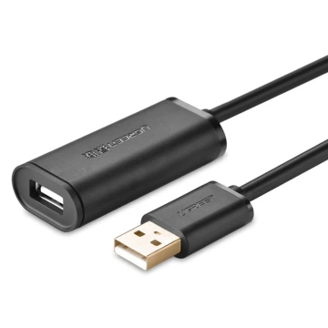 Активний подовжувач UGREEN USB 2.0 480 Мбіт/с 5 м чорний (US121 10319)
