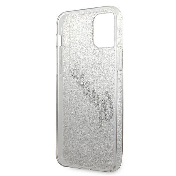 Guess GUHCP12SPCUGLSGO iPhone 12 mini 5,4" złoty/золотий жорсткий чохол Glitter Gradient Script