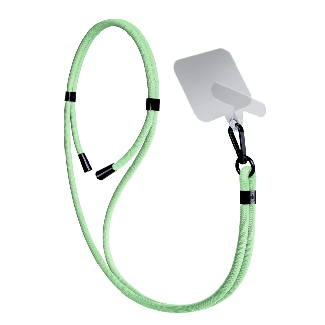 Univerzálna šnúrka na chytanie smartfónu 3mk EasyClip Green (čierna)