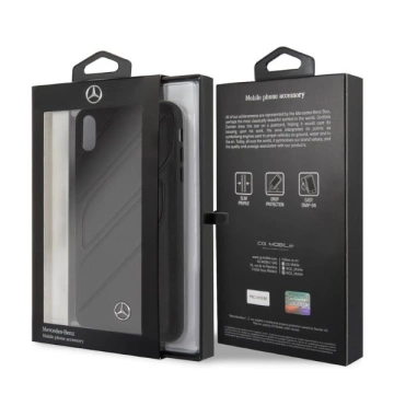 Захисний чохол Mercedes MEHCI65THLBK для Apple iPhone XS Max black/black hardcase New Organic I