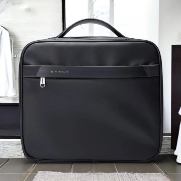 Bange Waterproof Cosmetic Bag 30x26x10 cm Foldable for Cosmetics Accessories Travel Women's Men's Black