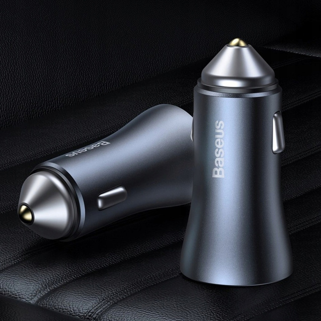 Baseus Golden Contactor Pro USB TYPE-C QC4.0 PD 40W nabíjačka do auta 1m kábel USB-C