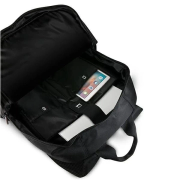 BMW Backpack BMBPCO15CAPRBK 16" black/black Carbon Red Stripe