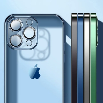 Kryt Joyroom Chery Mirror Case pro iPhone 13 s kovovým rámem stříbrný (JR-BP907 stříbrný)