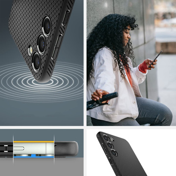Etui Spigen Liquid Air для Samsung Galaxy S23 Matte Black