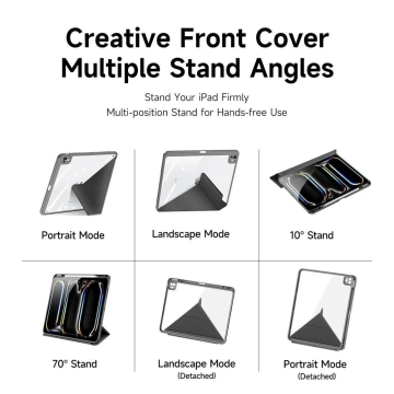 Etui ochronne z miejscem na rysik do iPad Pro 11 (2024) DUX DUCIS MAGI Czarne