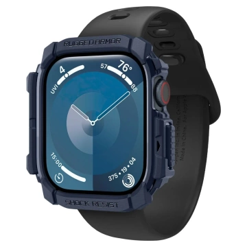 Чохол для Apple Watch 10 (46 мм) Granatowe темно-синій Spigen Rugged Armor