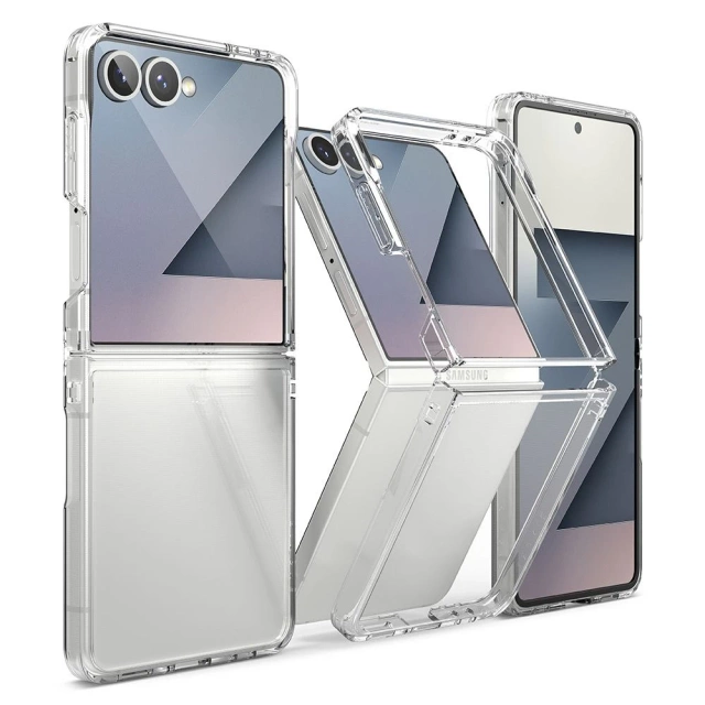 Etui Ringke Fusion do Galaxy Z Flip 7 Przezroczyste Clear