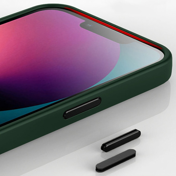 Ochranné puzdro MagMat pre MagSafe pre Apple iPhone 13 Matte Green