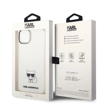 Захисний чохол для телефону Karl Lagerfeld KLHCP14MCTTR для Apple iPhone 14 Plus 6.7" hardcase transparent/transparent Choupette Body