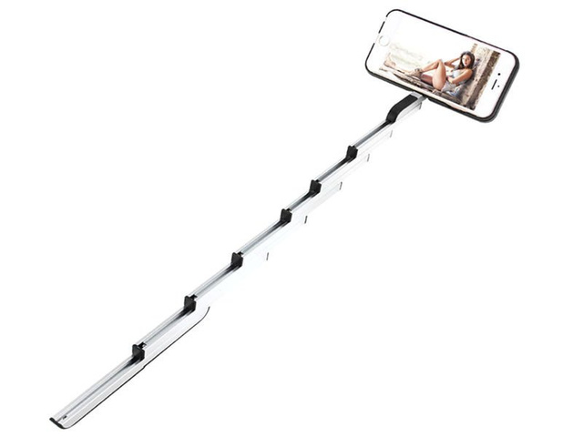 Selfie-Hülle für Apple iPhone 6 / 7 / 8 / SE 2022/2020, schwarz, mit Fernbedienung