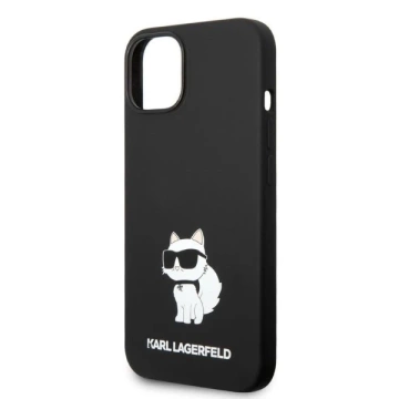 Etui Karl Lagerfeld KLHCP14MSNCHBCK na iPhone 14 Plus 6,7" pevné puzdro silikónová chupette