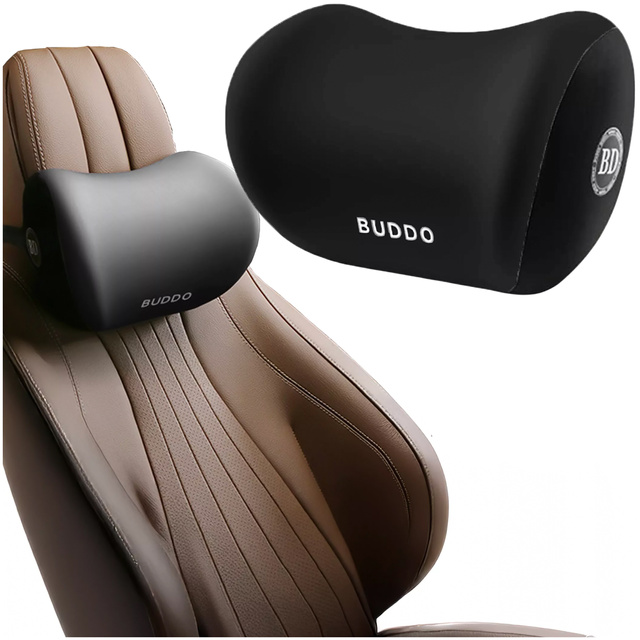 Alogy Car Pillow opierka hlavy z pamäťovej peny čierna