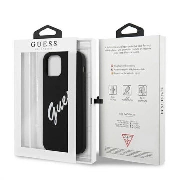 Guess GUHCP12SLSVSBW iPhone 12 mini 5.4" чорно-білий / чорно-білий жорсткий чохол Silicone Vintage