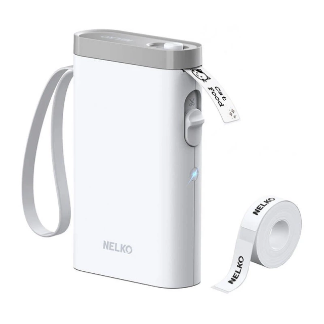 Nelko P21 Bluetooth USB-C Thermal Label Printer White