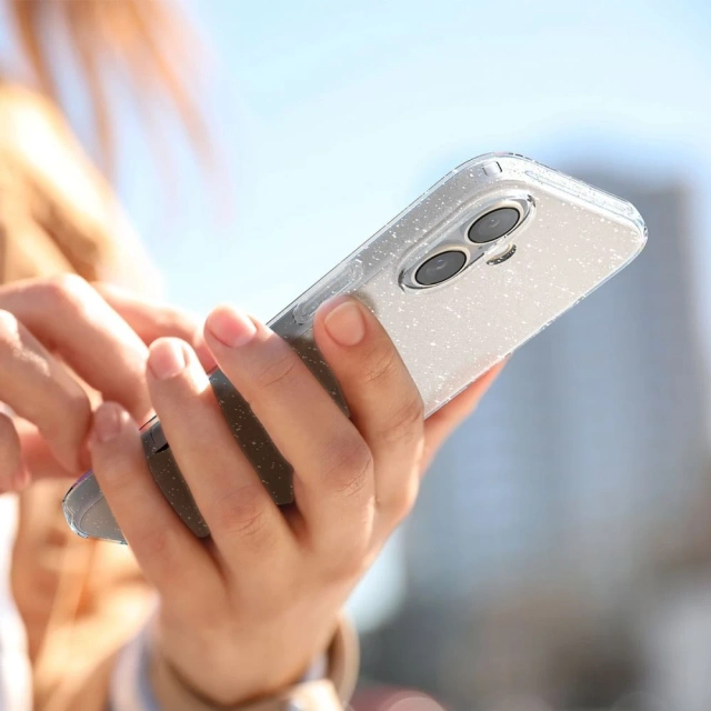 Ochranné pouzdro na iPhone 16 Spigen Liquid Crystal Glitter Crystal