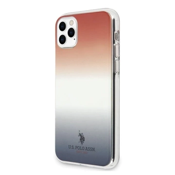 US Polo Gradient Pattern Collection iPhone 11 Pro red/blue/blue phone case
