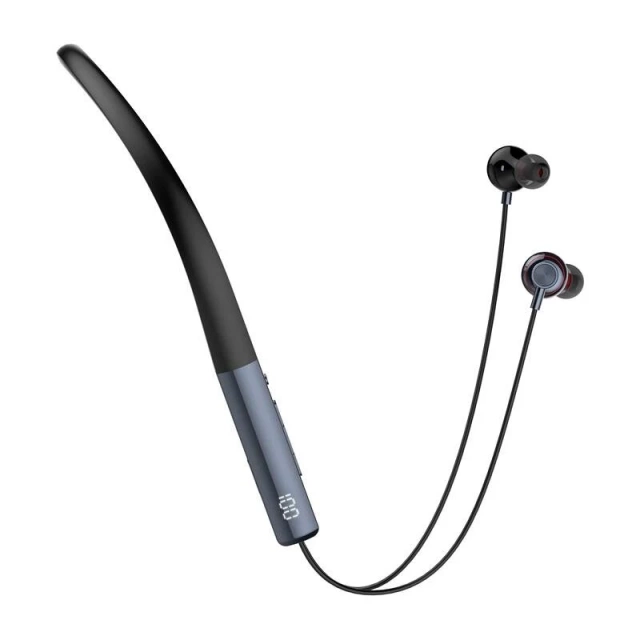 Bezdrôtové slúchadlá s nákrčníkom LDNIO N01 Bluetooth 5.3 50h tmavomodré