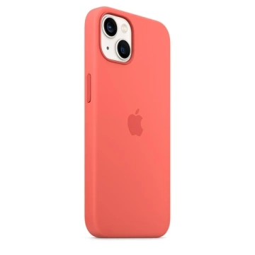 Originální ochranné pouzdro Apple Phone Case MM1V3ZM/A pro Apple iPhone 13 Mini 5,4" MagSafe Pink Pomelo/Pomelo Pink silikonové pouzdro