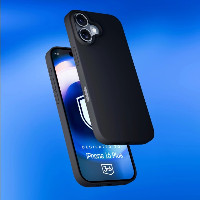 Etui do iPhone 16 Plus 3mk Hardy Silicone MagCase MagSafe Graphite