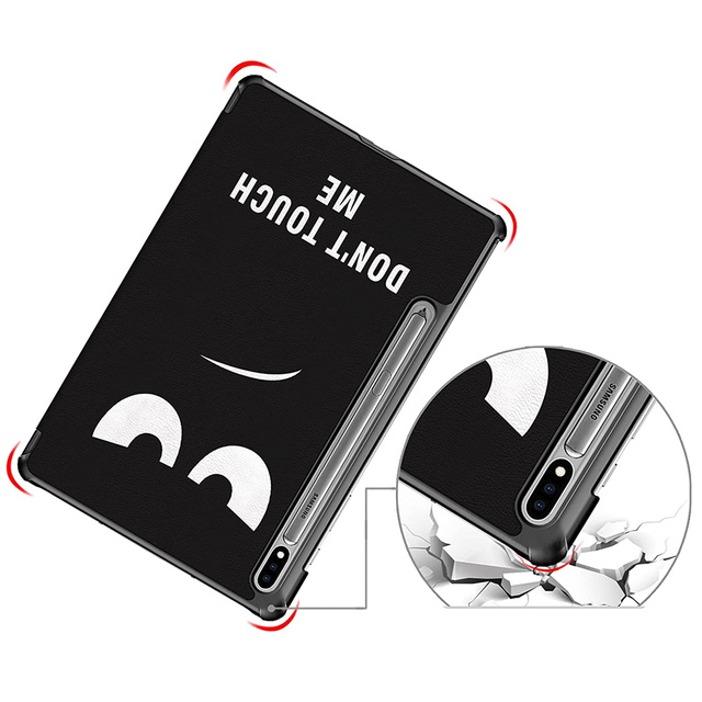 Obal na tablet Alogy Book Cover pre Samsung Galaxy Tab S7 Plus/ S8 Plus 12.4 T970/ T976B/ X800/ X806 Don't Touch Me