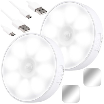 2x Lamp LED motion sensor dusk night lamp Alogy Sensor Light Wireless furniture lighting White light 6000k