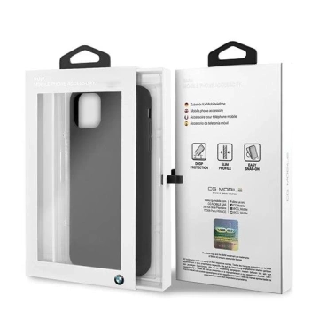 Pevné pouzdro Etui BMW BMHCN65SILBK na iPhone 11 Pro Max Silicone
