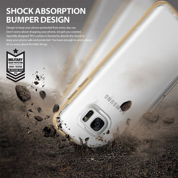 Pouzdro Fusion Frame pro Samsung Galaxy S7 Edge SF, černé