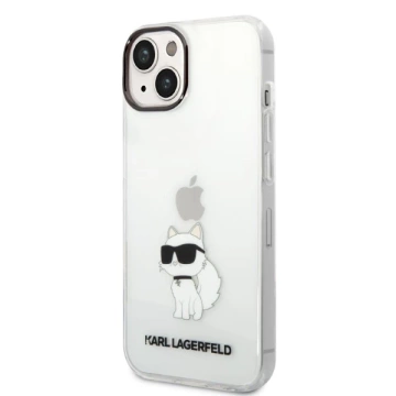 Etui Karl Lagerfeld KLHCP14MHNCHTCT na iPhone 14 Plus 6,7" pevné puzdro Ikonik Choupette
