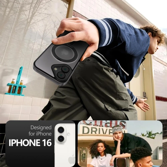 TECH-PROTECT MAGRING SAFE IPHONE 16 MATTSCHWARZ