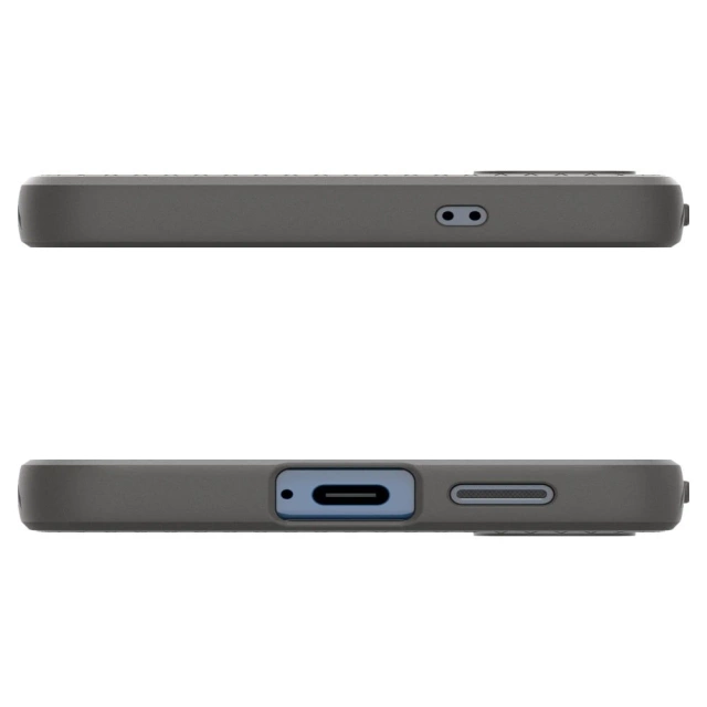 Etui Spigen Liquid Air do Samsung Galaxy S25 Marble Grey