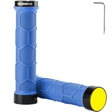 Rockbros 40720007003 Fahrradgriffe mit Reflektor – Blau