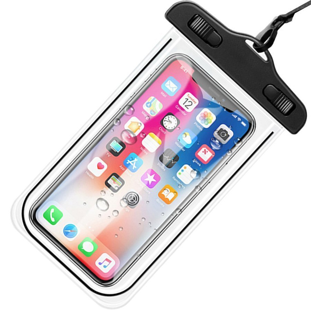 Etui wodoodporne Alogy wodoszczelne uniwersalne IPX8 do 6.5" Czarne