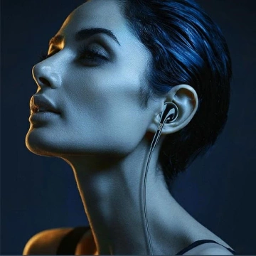 AWEI stereo headphones PC-7 3.5mm jack black/black