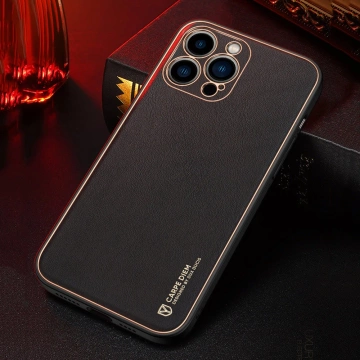 Elegantné puzdro Dux Ducis Yolo z ekologickej kože pre Apple iPhone 13 Pro červené