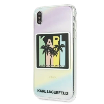 Karl Lagerfeld KLHCI65IRKD pevný obal na iPhone Xs Max Kalifornia Dreams