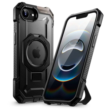 Ochranný a pevný kryt Supcase UB Grip MagSafe pre iPhone 16e, čierny