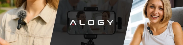 Bezdrôtový mikrofón 2x sada - Lightning pre iPhone, potlačenie hluku, ľahká konštrukcia, dosah až 20 metrov - 2x klopový mikrofón s kožušinovým krytom, slúchadlo na telefón - Alogy DualVoice™ čierny