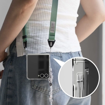 Etui do Galaxy Z Flip 7 Ringke Fusion Magnetic MagSafe Clear