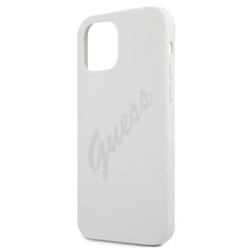 Guess GUHCP12LLSVSCR iPhone 12 Pro Max 6,7" кремовий/кремовий твердий чохол Script Vintage