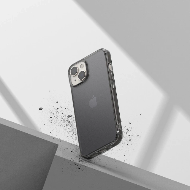 Ringke Fusion Matte Case für iPhone 14 Plus Hülle mit Gelrahmen grau
