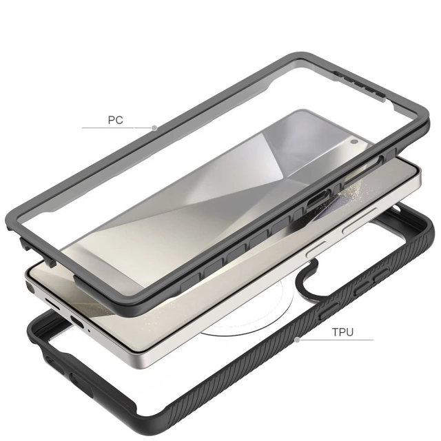 Etui do Samsung Galaxy S25 Ultra Tech-Protect Defense MagSafe Czarny